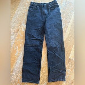 Reformation Val 90ms Mid Rise Straight Jeans